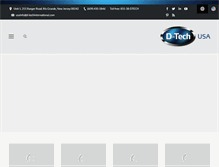 Tablet Screenshot of d-techinternational.com